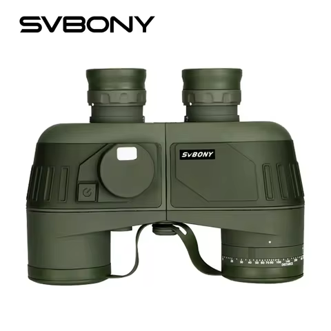 Svbony SV27 Binoculars 7x50 with Internal Rangefinder And Compass Waterproof High Power Survival Opt