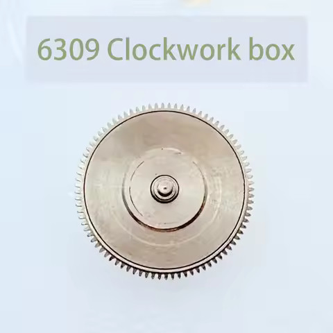 Watch accessories original disassembly parts 6309 movement bar box wheel including mainspring6309 Cl