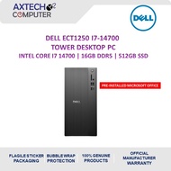 Dell ECT1250-i7-14700-16GB-1TB-W11PRO Tower Desktop PC ( i7-14700 , 16GB, 1TB SSD, Intel, W11P)