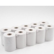 Clerence Stock High White Paper Roll /Cash Register Roll 76mm X 65mm X 12mm (10 Rolls) / White Paper