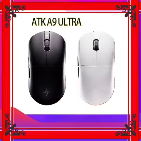 New ATK A9 Ultra Wireless Gaming Mouse SE/A9 Plus/A9 Pro Tri Mode 8K 53g Lightweight E-sports Gaming