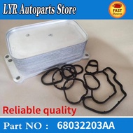 Original Engine Oil Cooler for Jeep Wrangler JK 2.8CRD 2007-2018 68032203AA & Gasket car Accessories