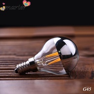 MARIER Crystal Light Bulb, 4W Warm White LED Light Bulb, 2023 2200K 2700K Incandescent E12/E14/E26/E