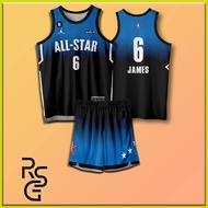 ➲ ❆ ◡ ◺ 2023 Customized Jersey Full Sublimation NBA All Star 2023 Team James FREE CUSTOMIZE OF NAME