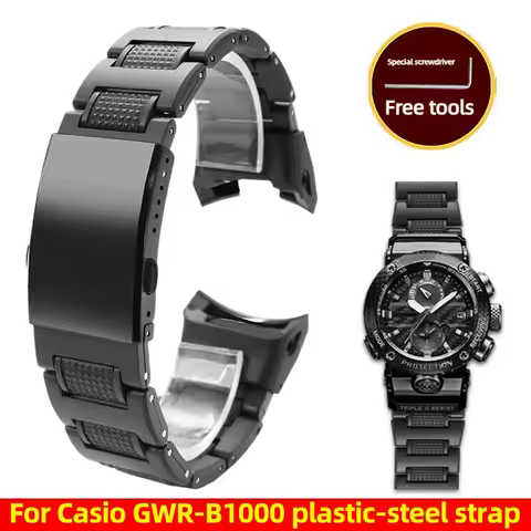 GWR-B1000 Outdoor sport watchband For G-Shock Casio GWR-B1000 Lightweight Plastic Steel strap band R