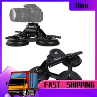 dioo EBTOOLS Triple Suction Cup Car Mount Kit  Strong with 1/4 inch Screw for DSLR Cameras Action 5 
