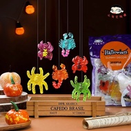 万圣节糖果蜘蛛软糖恐怖橡皮糖吧派对气氛搞怪礼物水果味糖果Halloween Candy Spider Fudge Horror Gummy Bar