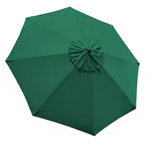 Waterproof Sunshade Parasol Replacement Canopy Patio Garden Umbrella Top Cover 2/2.7/3m 6 Ribs 8 Rib