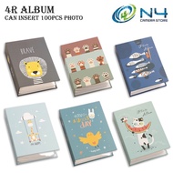 4R Album Insert Type Animals Small Album Kraft Paper 4R(100 Pcs)