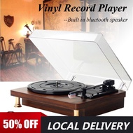 Vintage Gramophone Phonograph Player Bluetooth Music Player Vinyl Turntable Record Player Speakers F