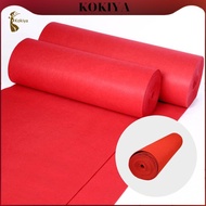 [kokiya] Red Carpet Aisle Runner Practical Walkway Red Carpet 1 Meter Wide Wedding Carpet for Outdoo