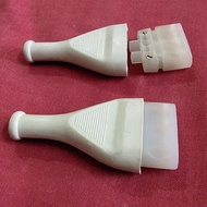 2 pin Penyambung kuasa sebaris soket palam betina Soket penyesuai Inline power connector female plug