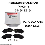 PERODUA FRONT BRAKE PAD 04465-BZ154 PERODUA AXIA 2023'' NEW 04465-BZ154