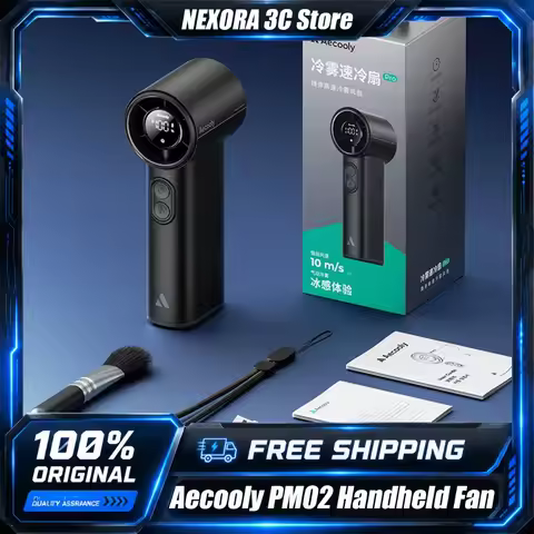 Aecooly PM02 Handheld Small Fan Pneumatic High-Pressure Turbo Fan 20 Hours Battery Powerful Cool Win