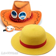 Portgas D Cowboy Hat. Ace, Hat Luffy YellowJERAMI and Hat JERAMI LuffyOriginal Pirate hat collection