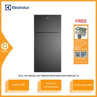 Electrolux 503L 700 Series Top Freezer Refrigerator AI AutoSense Inverter ETM5002C-B / ETM5002CB Pet
