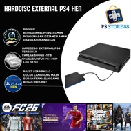 External Hard Drive PS4 250GB 500GB 1TB Full Game Update Plug Play PS4 HEN