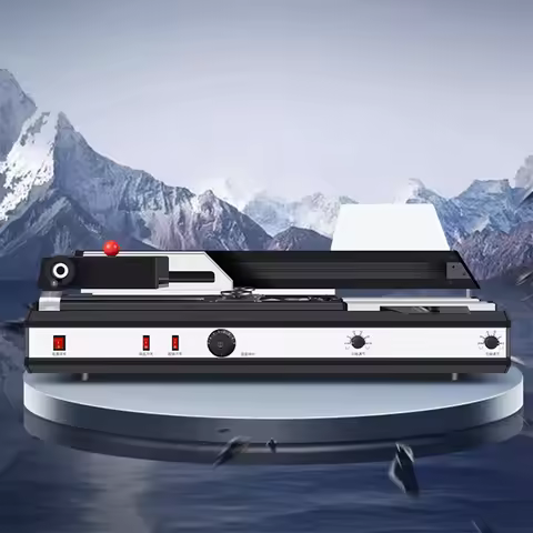 HJ420A Desktop Electric Binding Machine Bid Contract File Accounting Voucher Automatic Hot Melt Glue