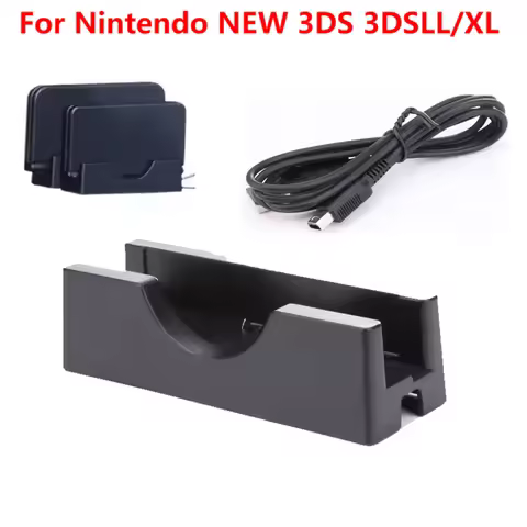 For Nintendo NEW 3DS 3DSLL/XL Charging Stand Universal Charger Cradle Docks Game Console USB Cable C