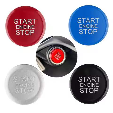 Car One Key Start Button Ignition Switch Interior Modification for Alfa Romeo Giulia Stelvio 2017-20