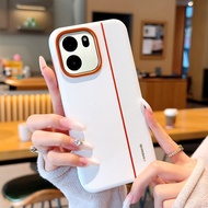 Case For One Plus Ace5 Ace6 Turbo6 Turbo6V Case Luxury leather covered metal lens ring protective ba