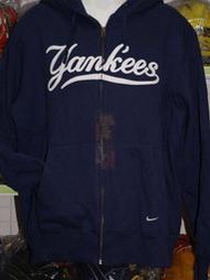 貳拾肆棒球-日本帶回MLB美國職棒大聯盟紐約洋基套頭保暖外套/NIKE製作L