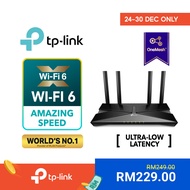 TP-Link Archer AX53 Wifi 6 Router Dual Band Gigabit AX3000 High Power Wireless Router With Homecare 