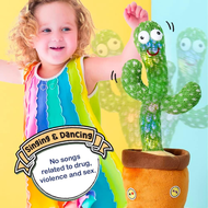 NEW Dancing Talking LED Cactus 120 English songs Mimicking Toy for Kids Repeating and Recording What You Say Cactus Baby Toys
