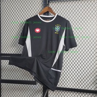 2002 World Cup Brazil Goalkeeper Black Retro Jersey Football High quality jerseys
