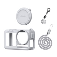Cho DJI omso action5pro vỏ silicon action5 nắp ống kính chuyên nghiệp máy ảnh thể thao Phụ kiện bảo