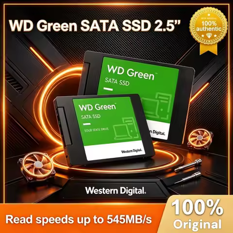 WD Green Western Digital 250GB 1TB 2TB 2.5" SATA3 SSD Low Power Internal Storage For Notebook & Desk