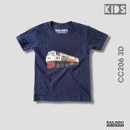 Railindo - CC206 3D Locomotive Train Kids T-Shirt