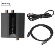 [Torribaly]Analog to Digital Audio Converter to Optical with Optical Cable Audio Digital Toslink and