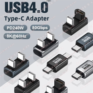 ❃✴◈USB4.0 ThunderBolt 4 80Gbps Data Adapter 8K60Hz 240W 5A Type C to USB C Fast Charging Converter A