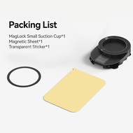 GUUGEI 3 in 1 MagLock Suction Cup Phone Mount Desktop Stand for iOS 17/16/15 with Suction Bottom for