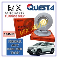 QUESTA FRONT BRAKE DISC ROTOR PERODUA ARUZ TOYOTA RUSH F800 294MM 2PCS