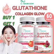 NATURE GLOW Glutathione collagen glow gummies collagen gummies white and glow skin weight loss detox