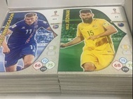 Panini Adrenalyn 2018世界盃足球卡白卡一叠