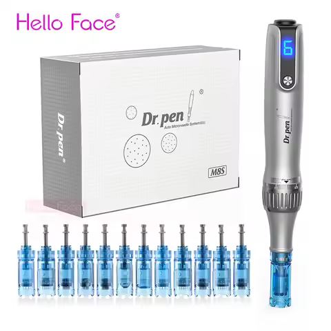 Dr. pen Ultima M8S Wireless Professional Derma Pen with 12 Needle Microneedle Anti Backflow Micro Pe