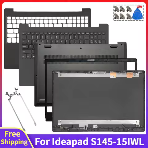 For Ideapad S145-15 S145-15IWL S145-15IIL S145-15API New Replace Laptop LCD Back Cover Front Bezel K