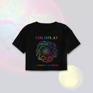 Coldplay Croptee | Coldplay Band Croptee | Coldplay Croptop | Crop Top t-shirt | Oversized Crop T-Sh