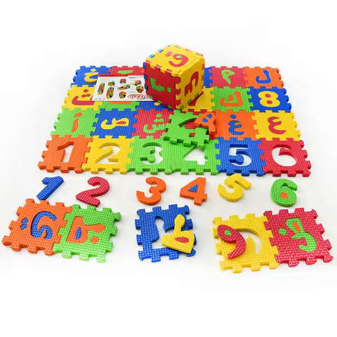 Arabic Alphabet Arabic Alphabet EVA Foam Puzzle for Kids Play Mat Baby Environmentally Interlocking 