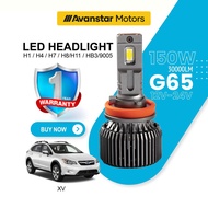 2PCS *1 Year Warranty* Subaru XV 150W Super Bright LED Headlight Foglight H8/H11 HB3/9005 Hi/Lo Beam