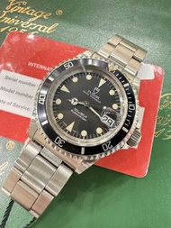 🌈🌈新返貨啦🌈🌈💳連上行卡💳🖤🖤黑圈黑面🖤🖤💛微黃夜光💛勞的勞底 40mm 扭圈 😎Tudor Submariner 79090 連原裝Tudor 9315潛水鋼帶 淨錶🌈🌈KCB1488(旺角洗衣街