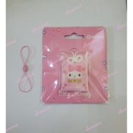 (Free colour strap) My melody omamori ezlink charm ( limited ez-link edition )