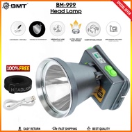 BM-999 Rechargeable LED Headlamp Portable Super Bright Outdoor Fishing Camping Flashlight Lamp Lampu