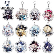 Genshin Impact Acrylic Keychain Lyney Arlecchino Navia Furina Pendant Bag Decor