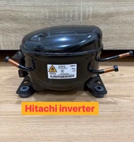 คอมเพรสเซอร์ ตู้เย็น HITACHI DZ90X1D อินเวอร์เตอร์ ขนาด 1/5HP น้ำยา R-600a