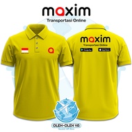 Souvenirs Yes Wangki Collar T-Shirt Wangki Work T-ShirtPOLO - Maxim Indonesian Online Transportation