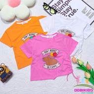 Girls' t-shirt, baby t-shirt with cute cappy para print, soft and stretchy fabric, 10-28kg